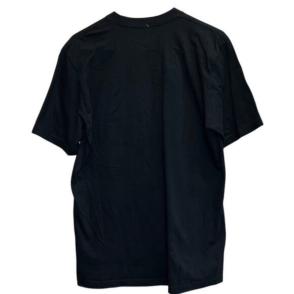 Nike Sole Glow Mens Black Tshirt Medium Glow-In-The-Dark Regular Fit 100% Cotton - Picture 2 of 4